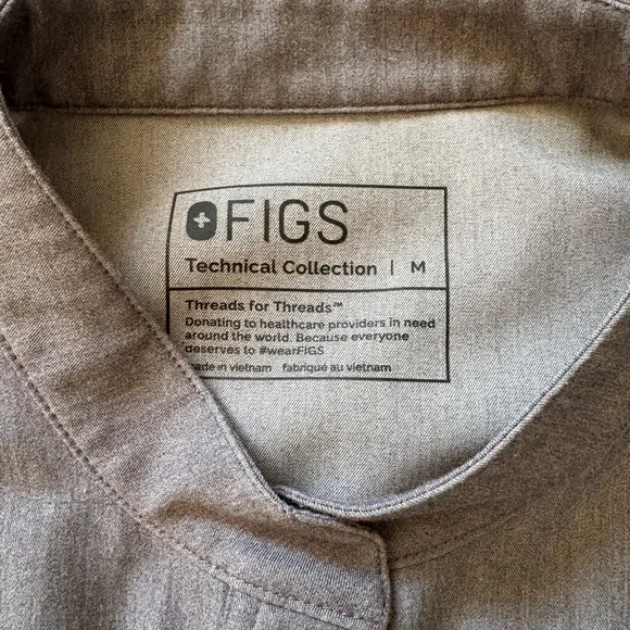 Figs Gray  Scrub Jumpsuit - Picture 4 of 4